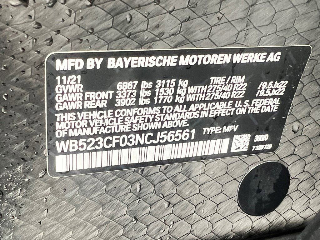 Used 2022 BMW iX xDrive50 w/ Convenience Package image 38