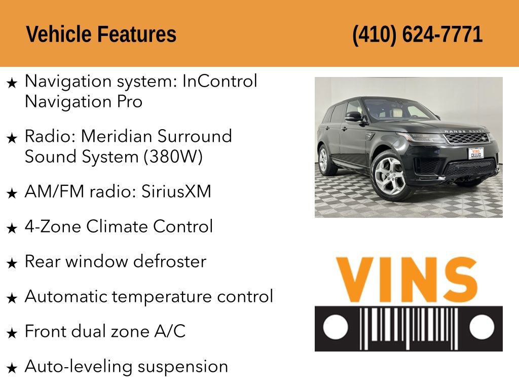Used 2018 Land Rover Range Rover Sport HSE AWD/4WD image 5