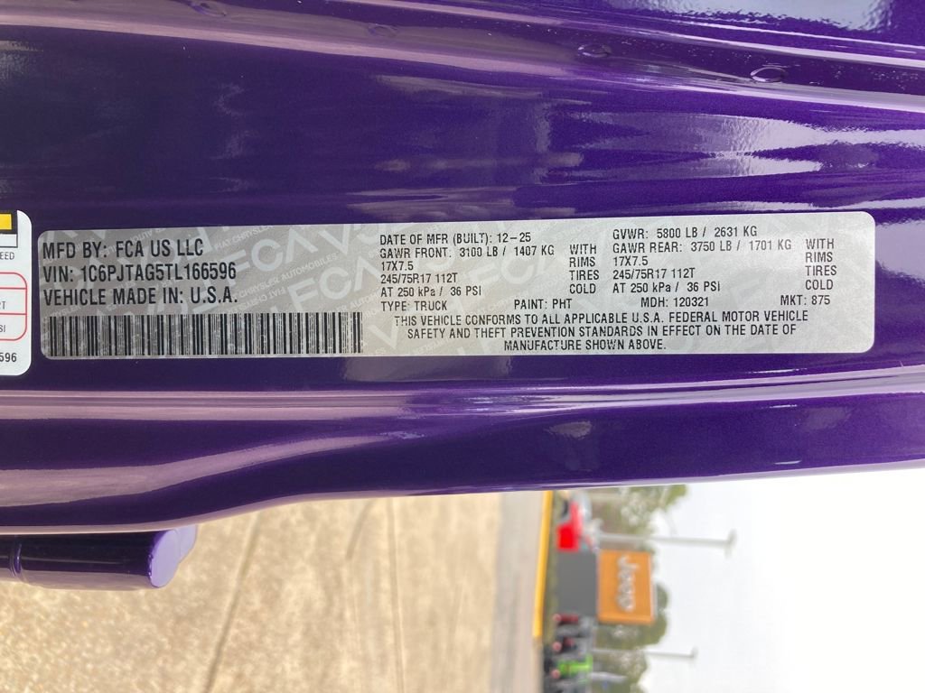 New 2026 Jeep Gladiator Sport image 30