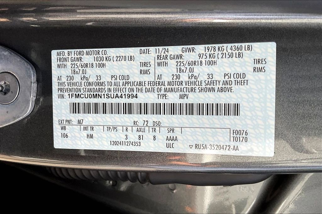 Used 2025 Ford Escape ST-Line image 20