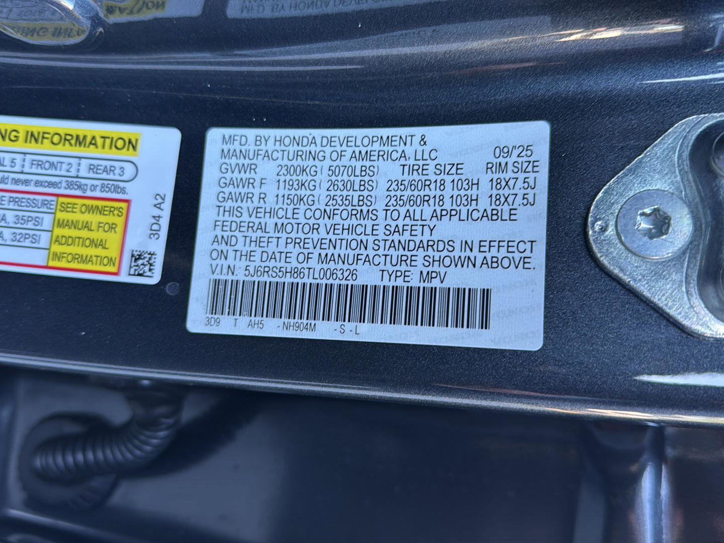 New 2026 Honda CR-V Sport-L image 33