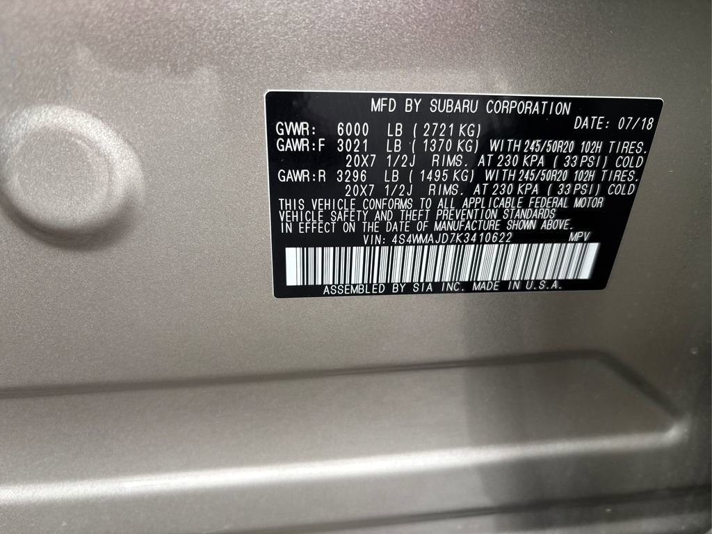 Used 2019 Subaru Ascent Limited image 17