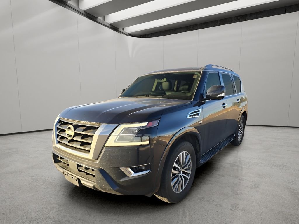 Used 2021 Nissan Armada SL w/ Captain's Chairs Package AWD/4WD image 1