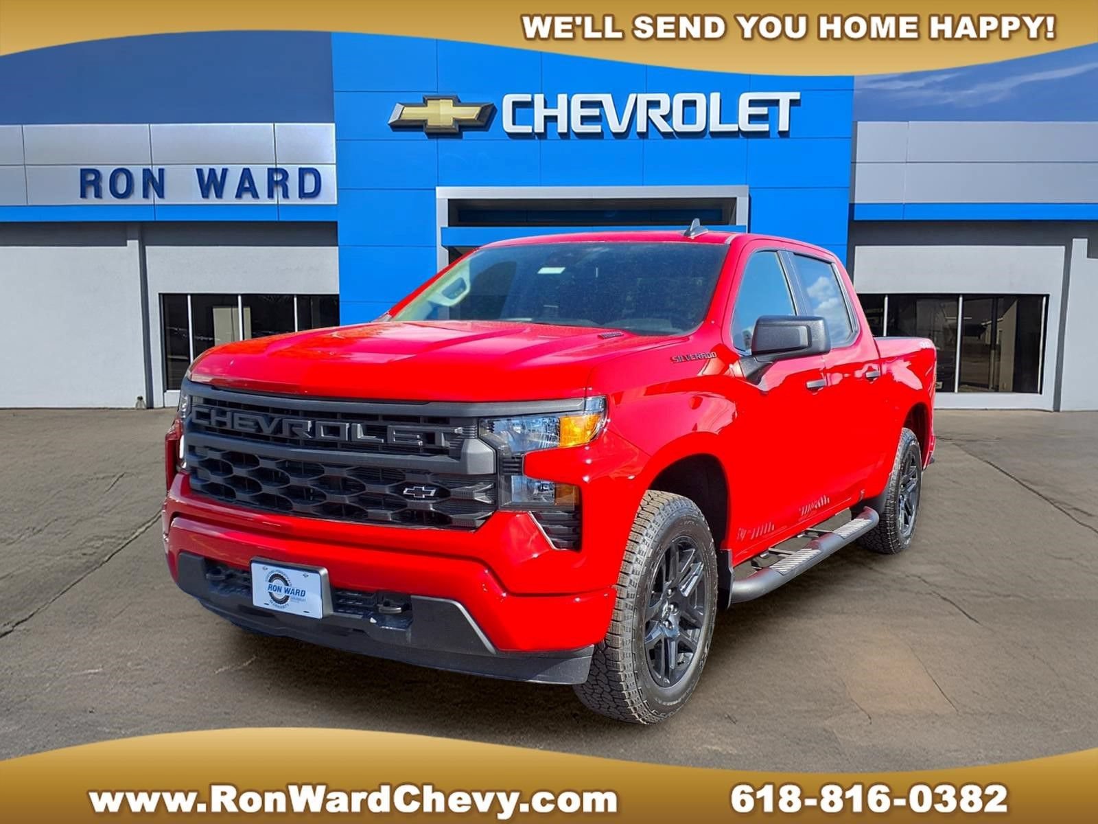New 2026 Chevrolet Silverado 1500 Custom w/ Turbomax Blackout Package