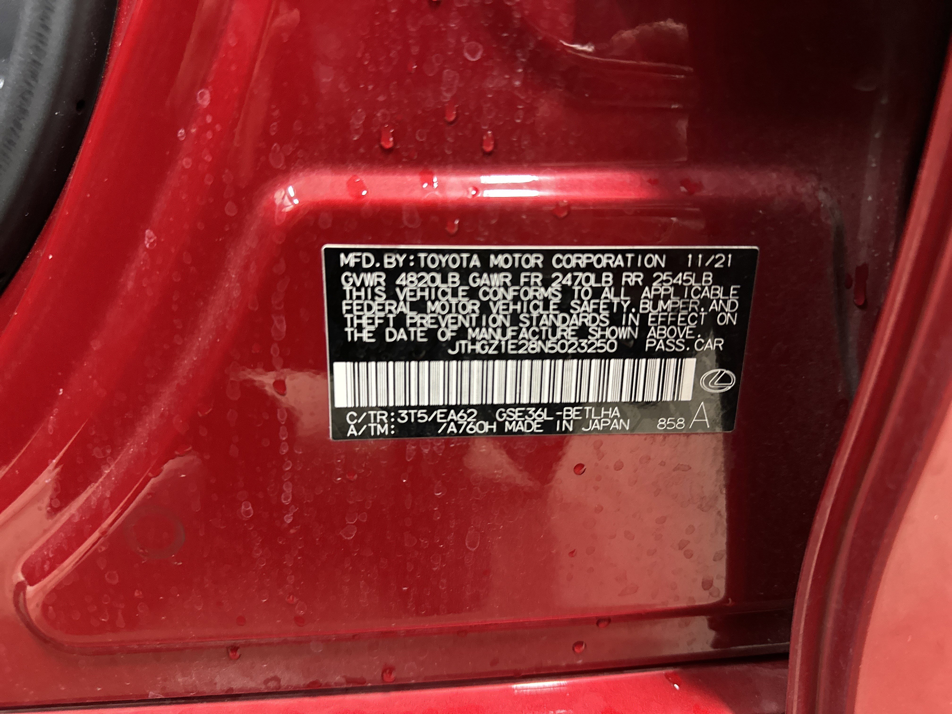 Certified 2022 Lexus IS 350 F Sport image 35