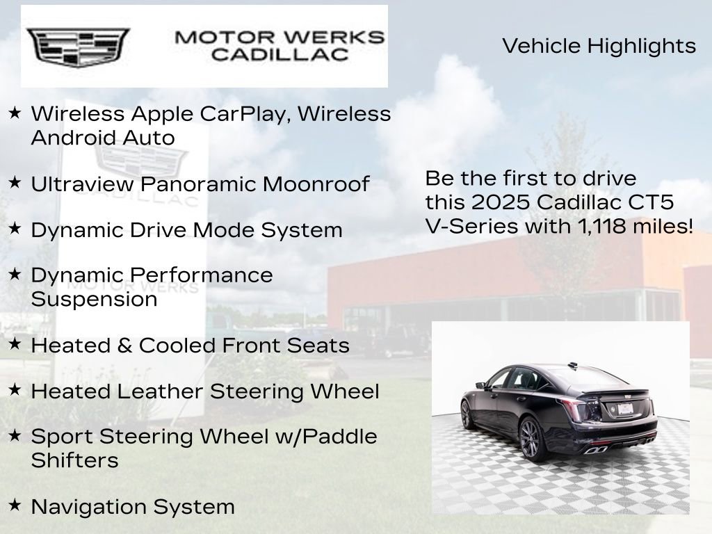 Used 2025 Cadillac CT5 V RWD image 15
