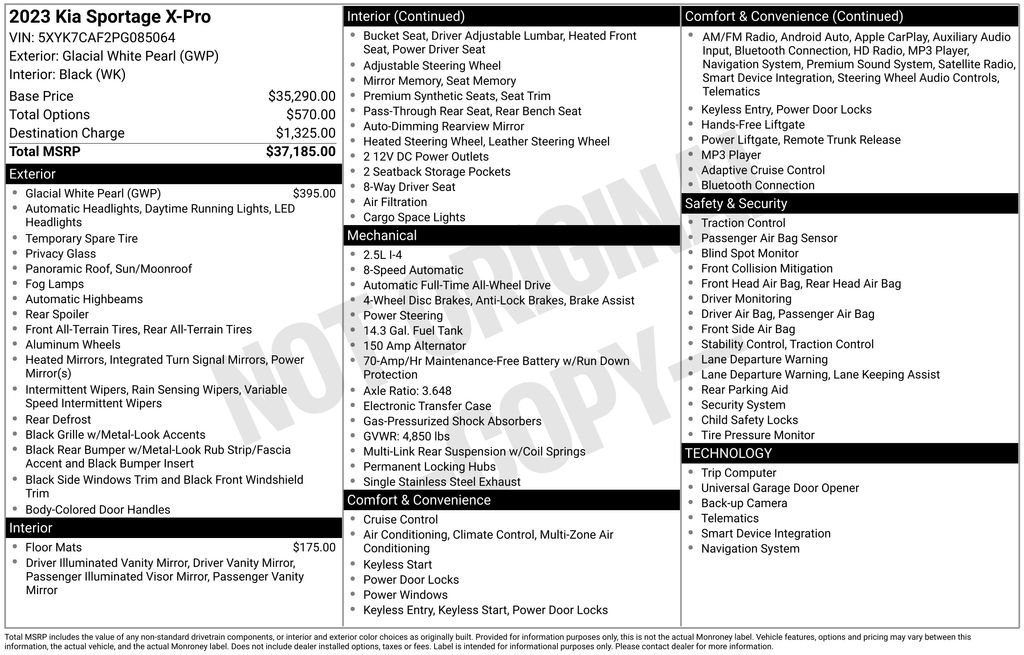 Used 2023 Kia Sportage X-Pro image 2