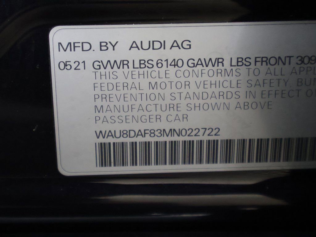 Used 2021 Audi A8 L 3.0T w/ Executive Plus Package image 55