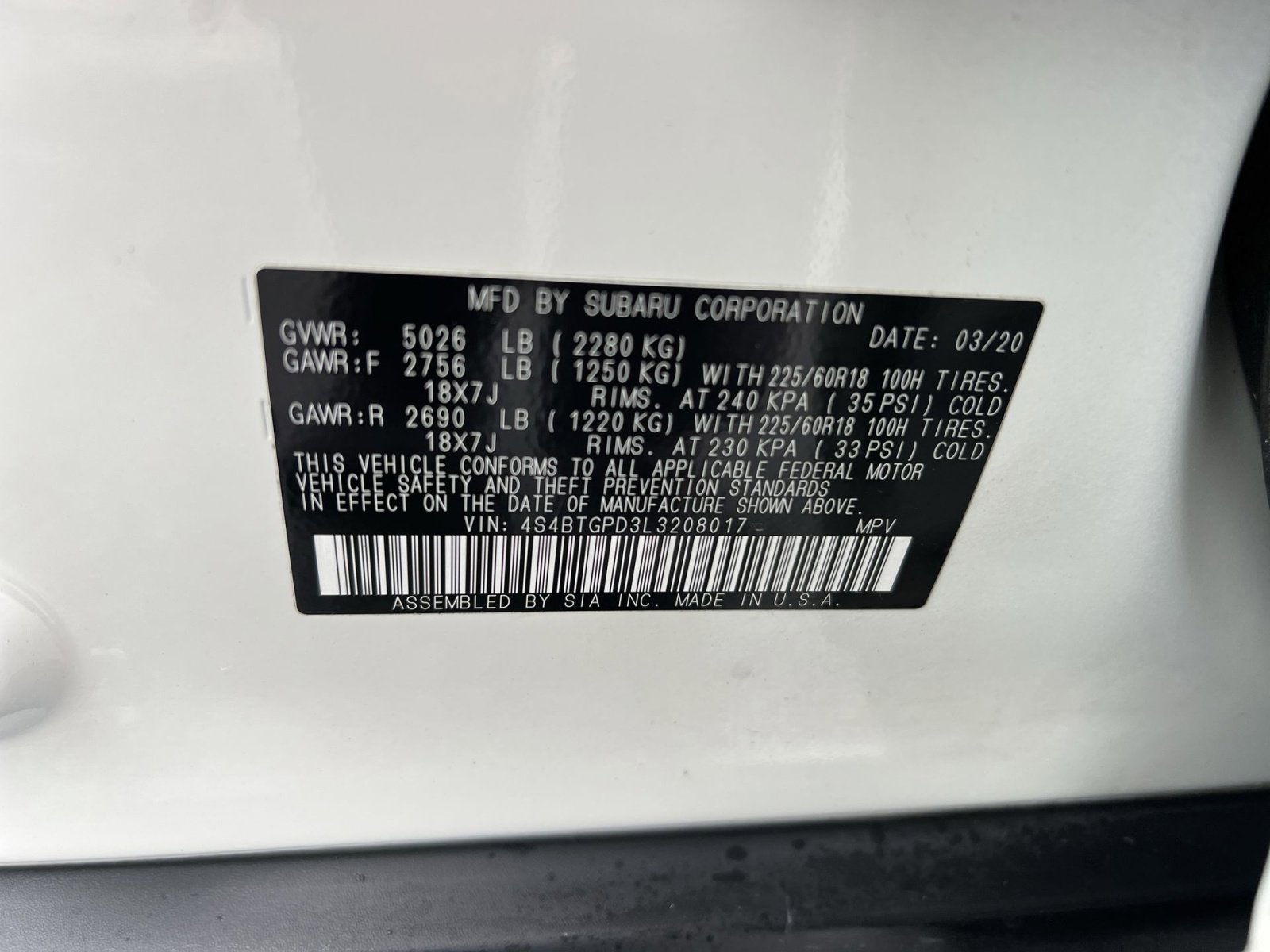 Used 2020 Subaru Outback Touring XT image 29