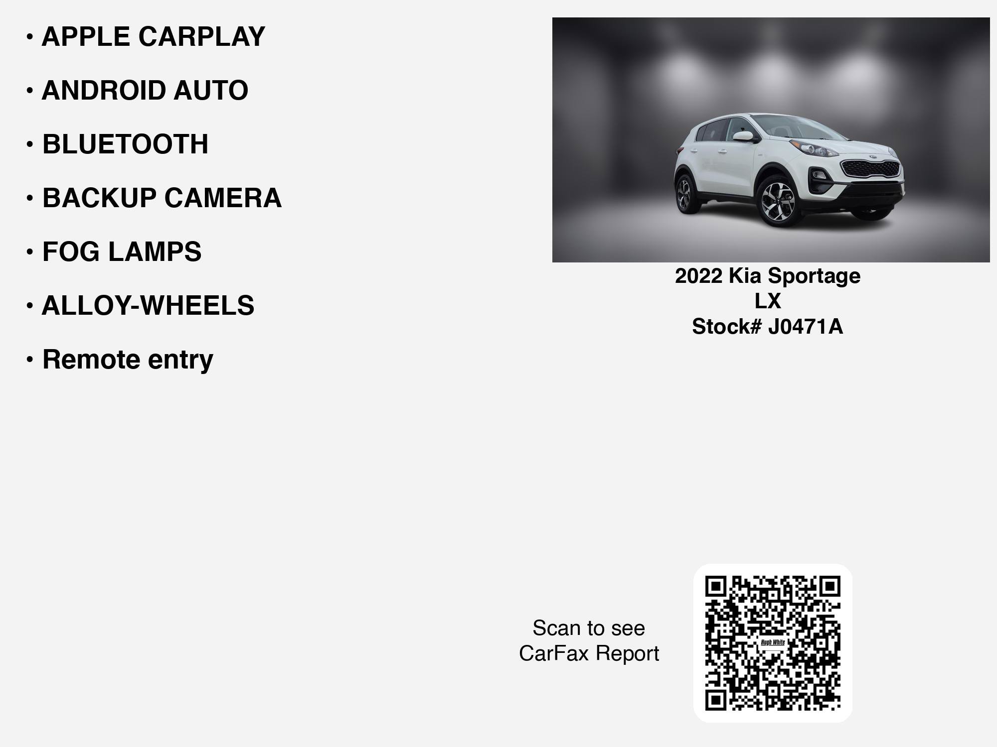 Used 2022 Kia Sportage LX AWD/4WD image 7