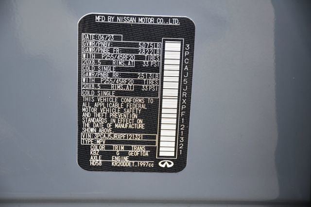 Used 2023 INFINITI QX55 Luxe w/ Cargo Package image 34