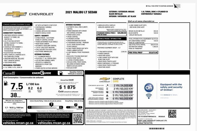 Used 2021 Chevrolet Malibu LT image 25