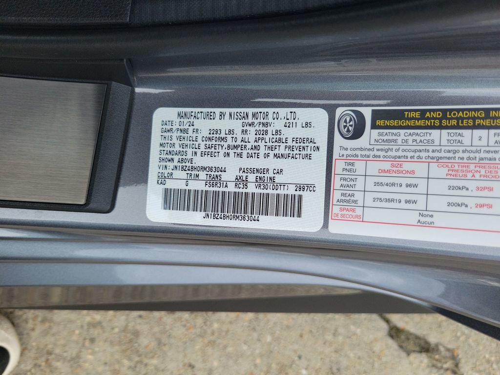 Used 2024 Nissan Z Performance w/ Floor Mat Package image 35