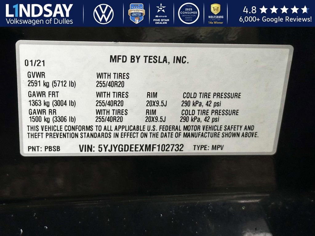 Used 2021 Tesla Model Y Long Range image 27