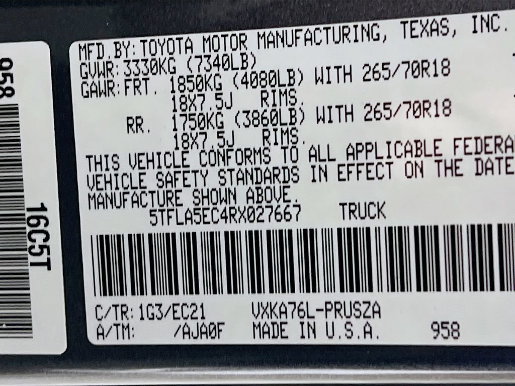 Used 2024 Toyota Tundra SR5 w/ SR5 Premium Package AWD/4WD image 28