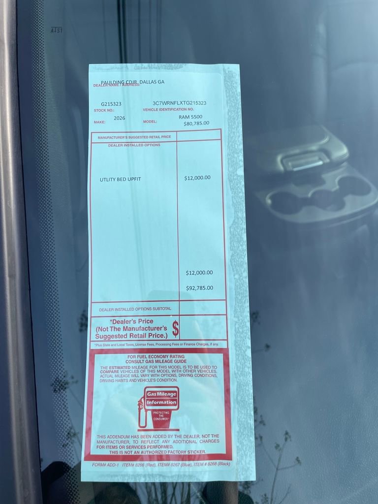 New 2026 RAM 5500 Tradesman image 21