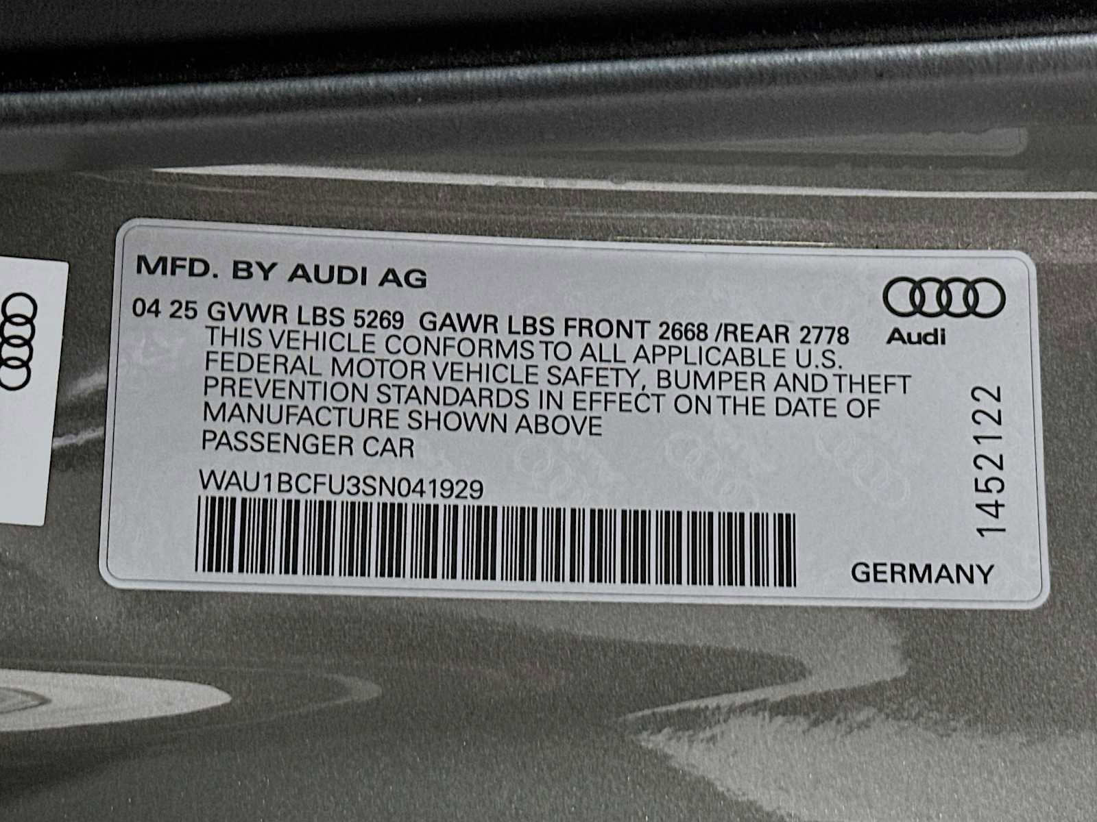 Certified 2025 Audi A5 2.0T Premium w/ Convenience Package image 30