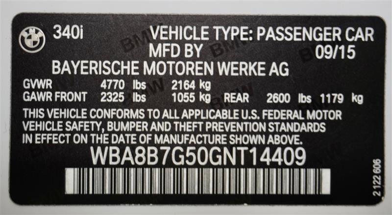 Used 2016 BMW 340i xDrive Sedan image 51