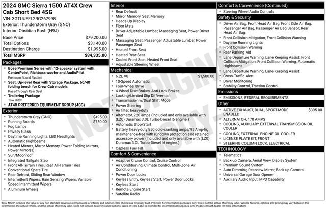 Used 2024 GMC Sierra 1500 AT4X image 30