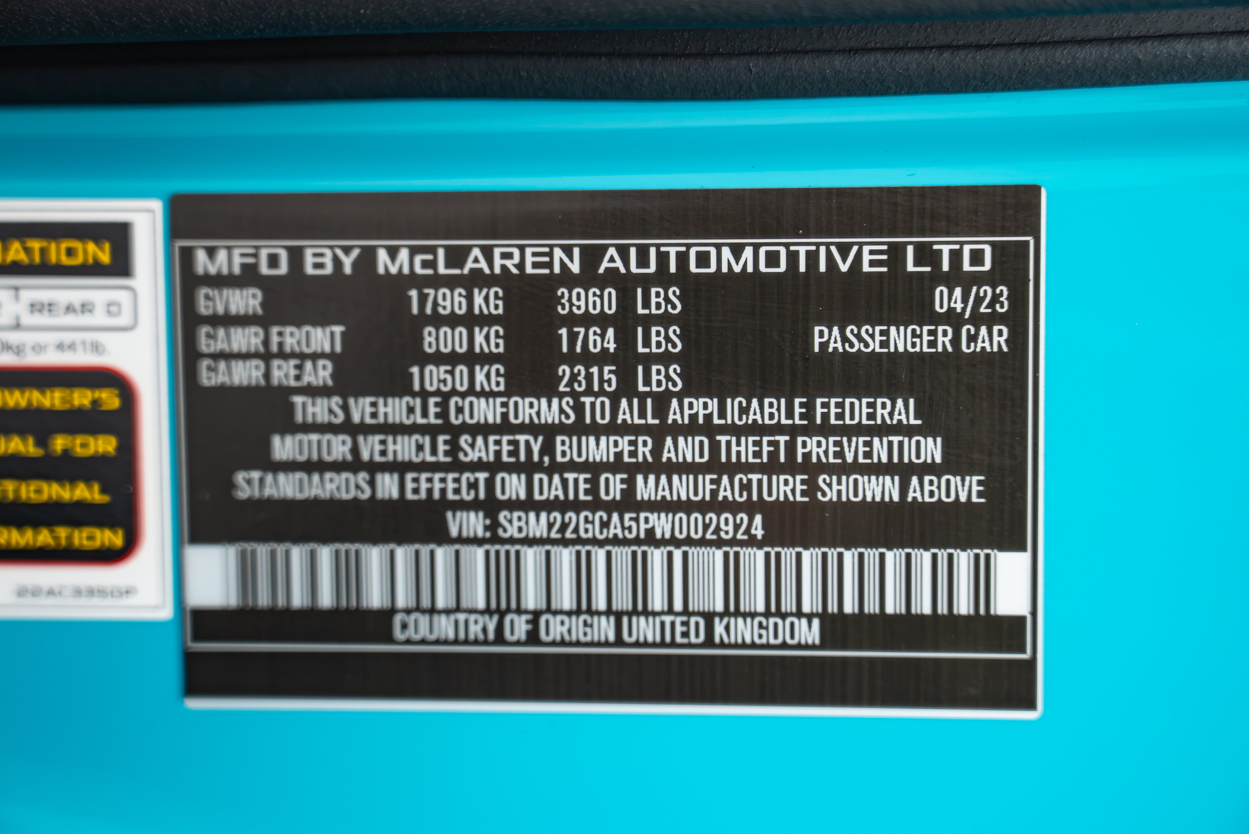 Used 2023 McLaren GT RWD image 20