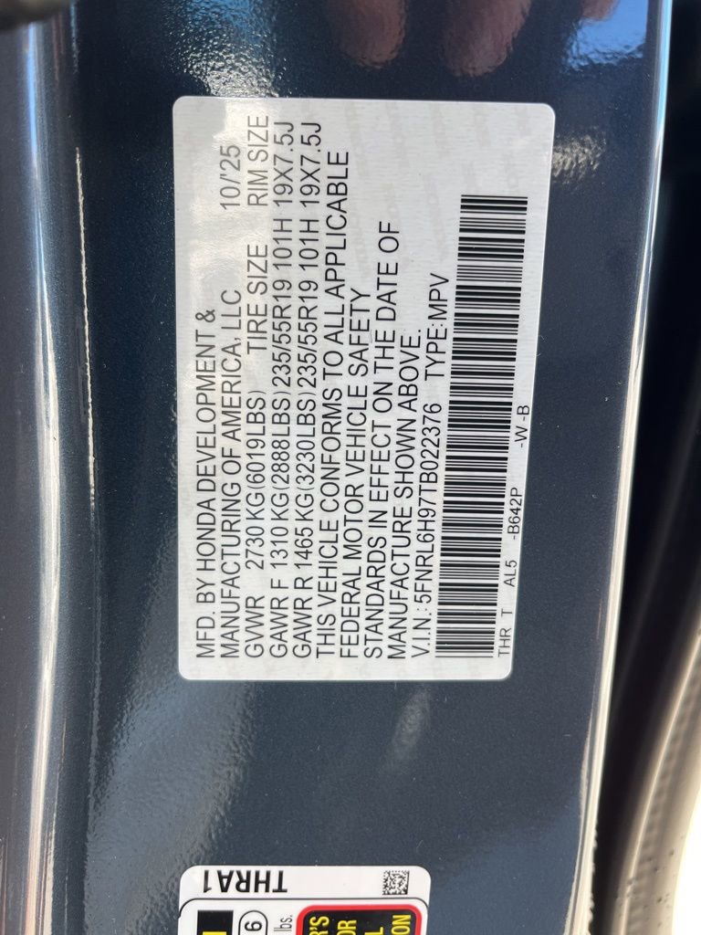 New 2026 Honda Odyssey Elite image 5