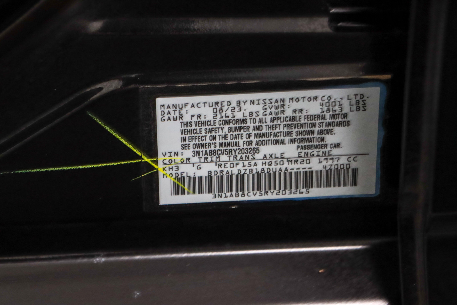 Used 2024 Nissan Sentra SV w/ All-Weather Package FWD image 30
