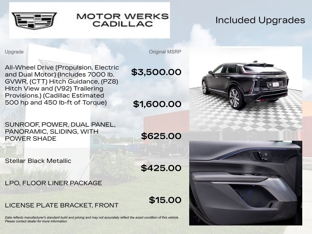 Certified 2025 Cadillac Lyriq Luxury w/ LPO, Floor Liner Package image 9