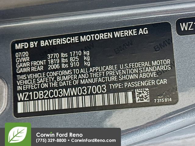 Used 2021 Toyota Supra w/ Safety & Technology Package image 29