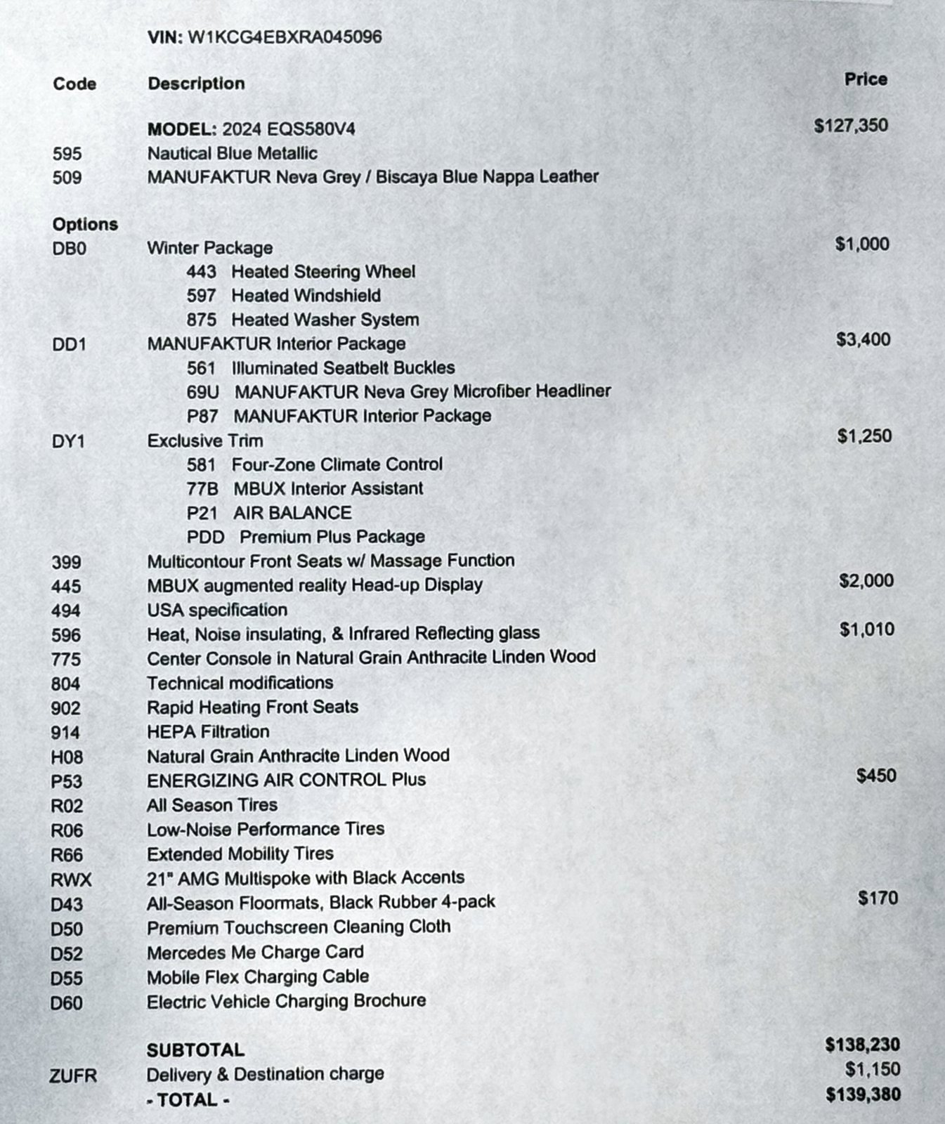 Used 2024 Mercedes-Benz EQS 580 4MATIC Sedan image 2