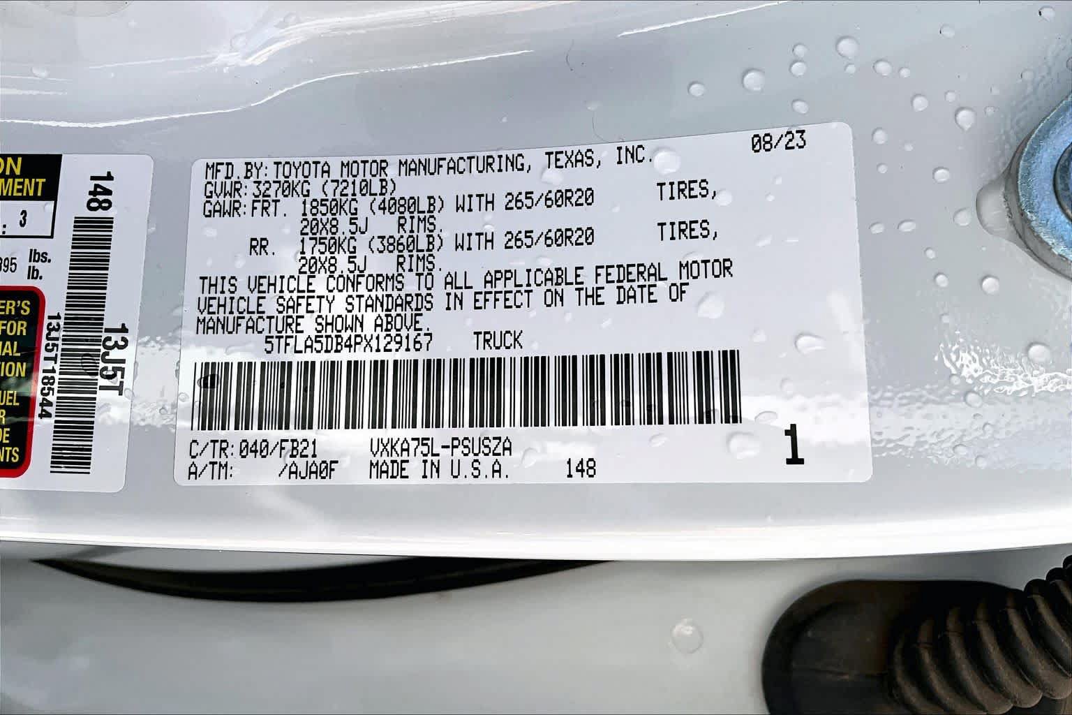 Used 2023 Toyota Tundra SR5 AWD/4WD image 34