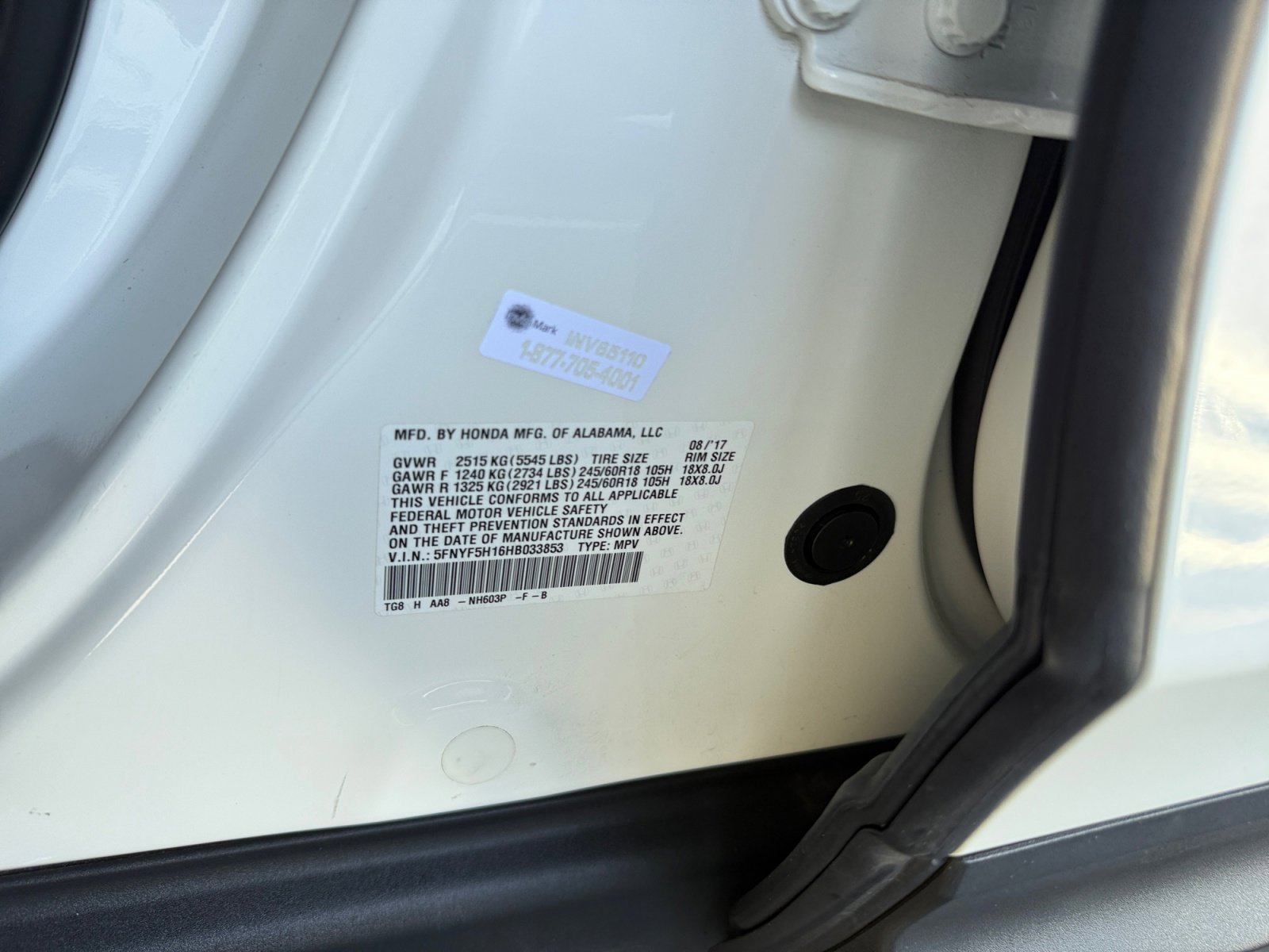Used 2017 Honda Pilot LX image 23