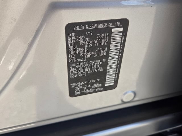 Used 2020 Nissan Armada Platinum w/ Captain's Chairs Package RWD image 19