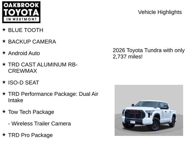 Certified 2026 Toyota Tundra TRD Pro AWD/4WD image 6