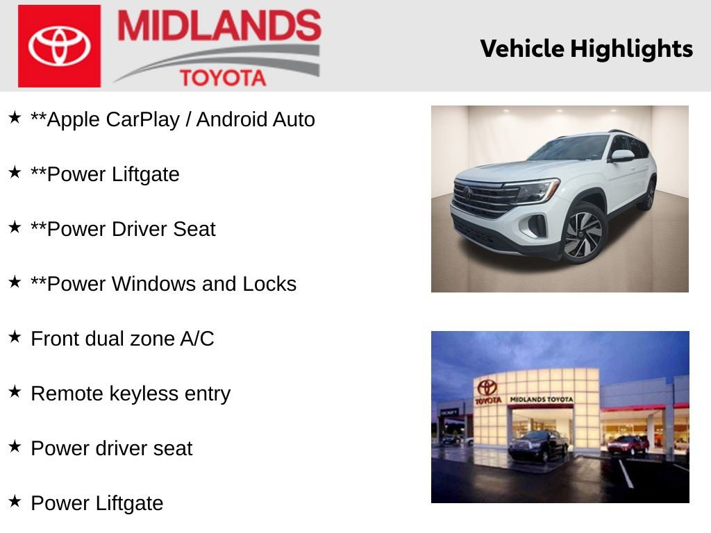 Used 2025 Volkswagen Atlas SE video 2