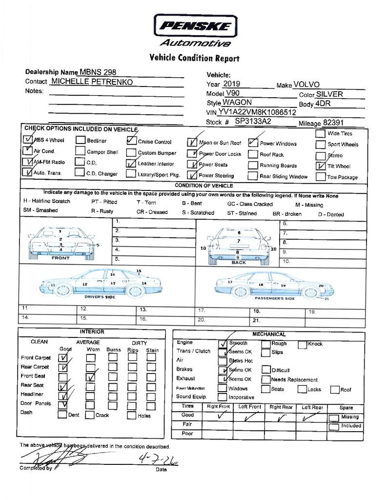 Used 2019 Volvo V90 T6 R-Design w/ Advanced Package image 22