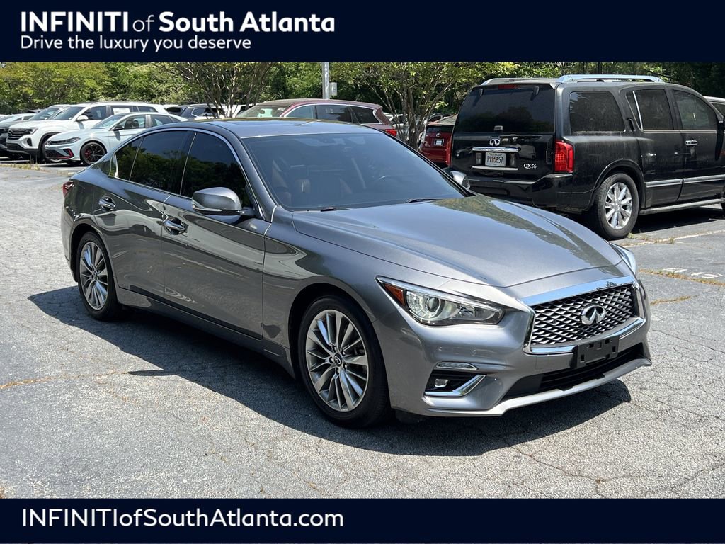 Used 2023 INFINITI Q50 Luxe w/ Cargo Package AWD/4WD image 1