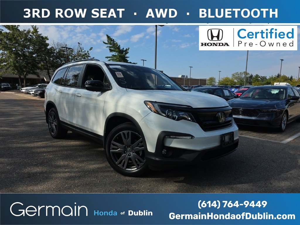 Certified 2022 Honda Pilot Sport