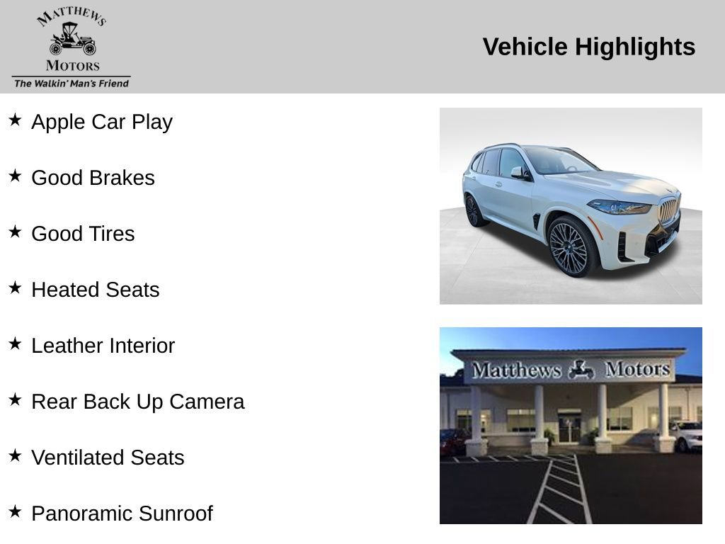 Used 2025 BMW X5 xDrive40i w/ M Sport Package image 11