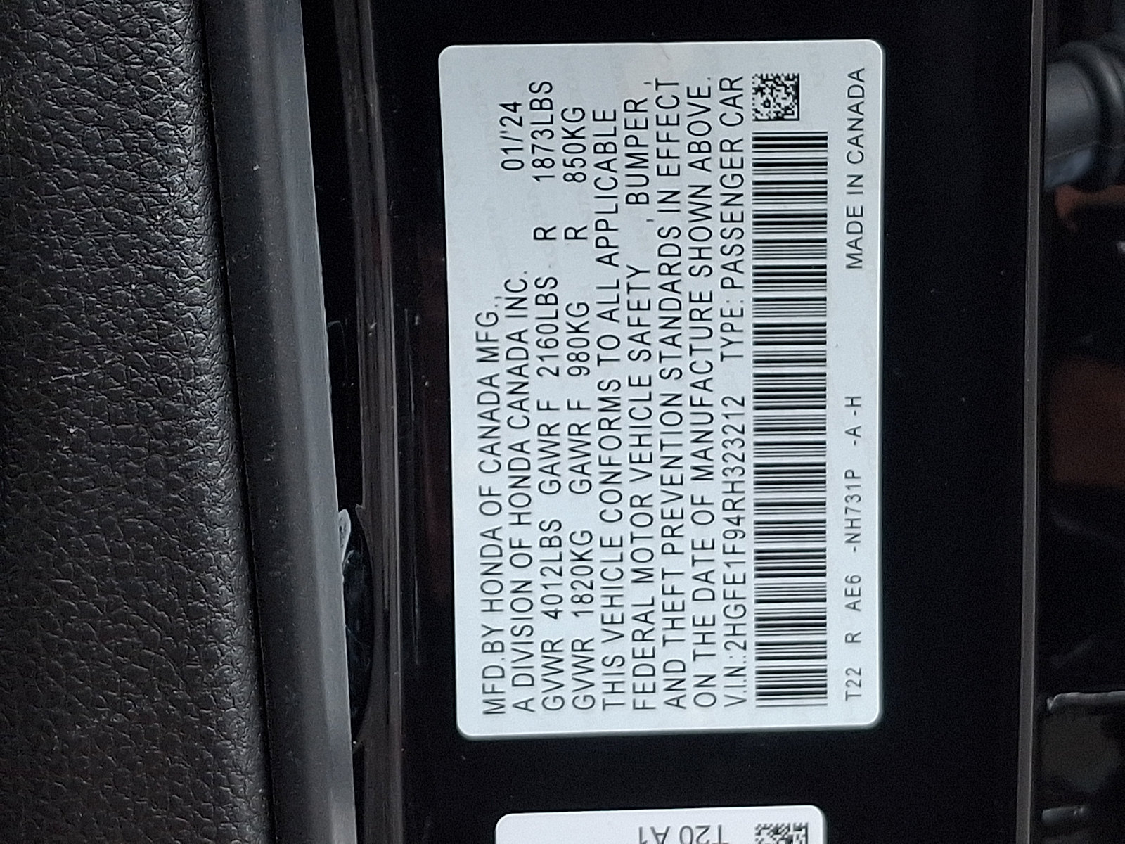 Used 2024 Honda Civic Touring image 27