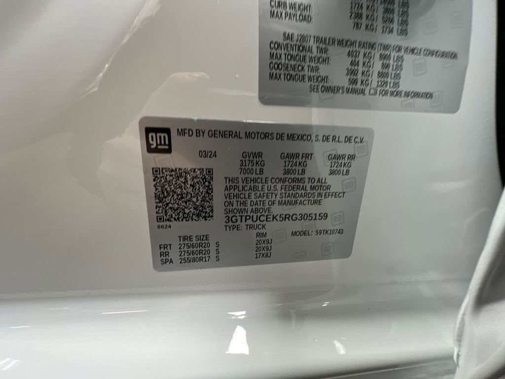 New 2024 GMC Sierra 1500 Elevation w/ LPO, Elevation Black Package image 33