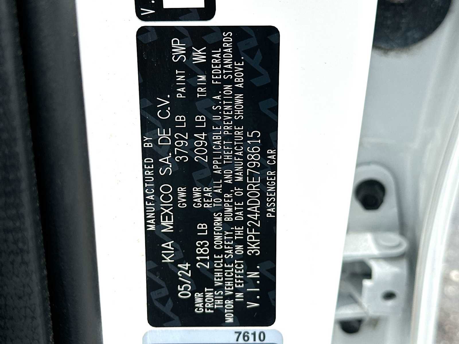 Used 2024 Kia Forte LXS FWD image 22