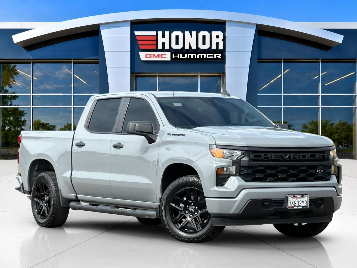 Used 2024 Chevrolet Silverado 1500 Custom w/ Turbomax Blackout Package RWD image 2