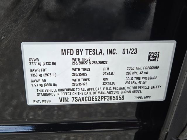 Used 2023 Tesla Model X AWD/4WD image 17