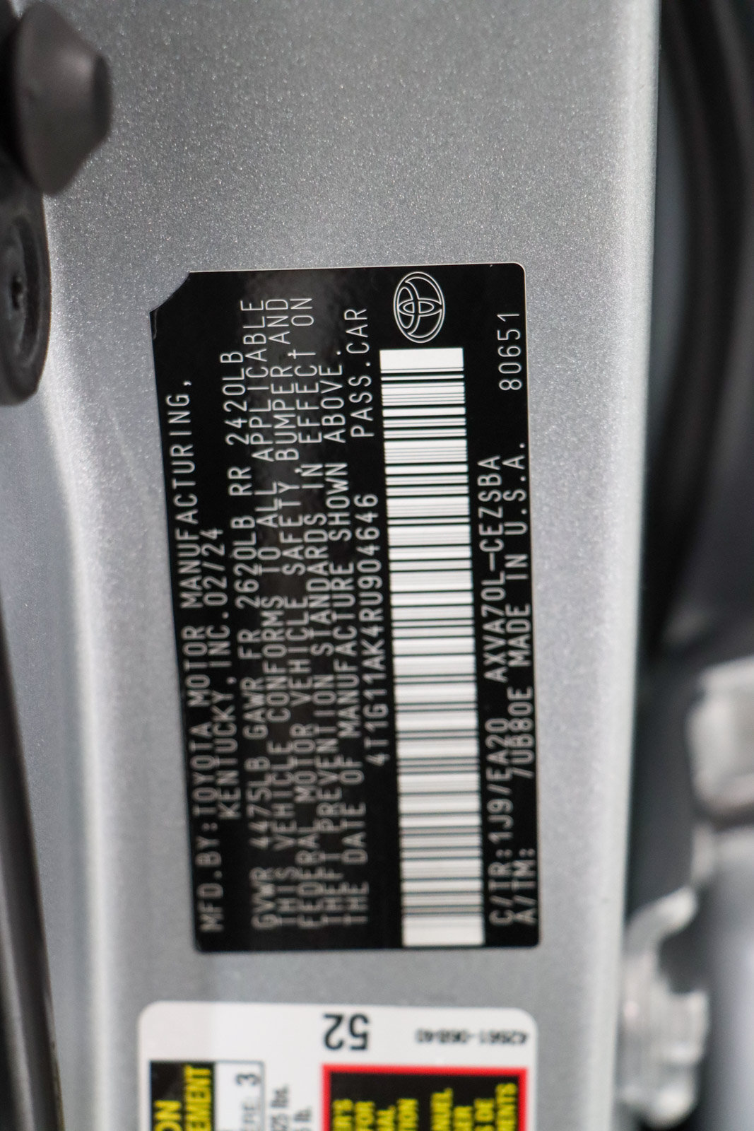 Used 2024 Toyota Camry SE FWD image 30