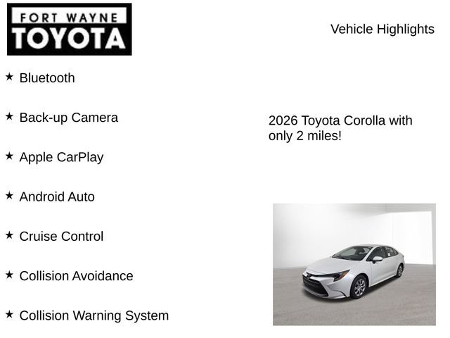 New 2026 Toyota Corolla LE image 7