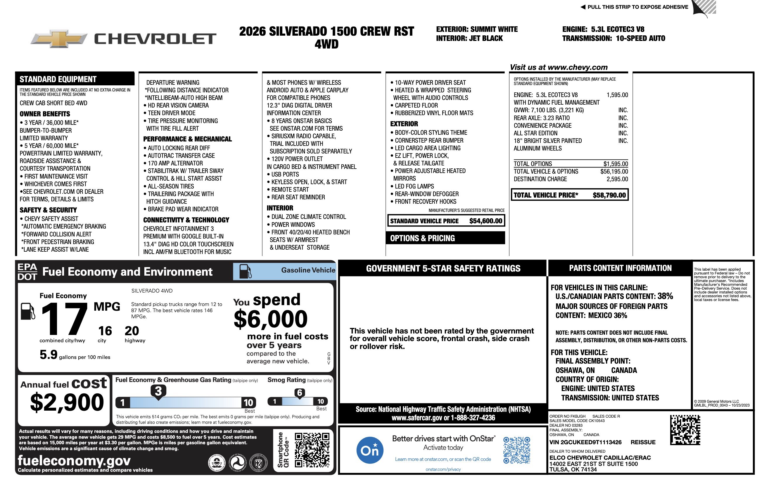 Used 2026 Chevrolet Silverado 1500 RST image 5