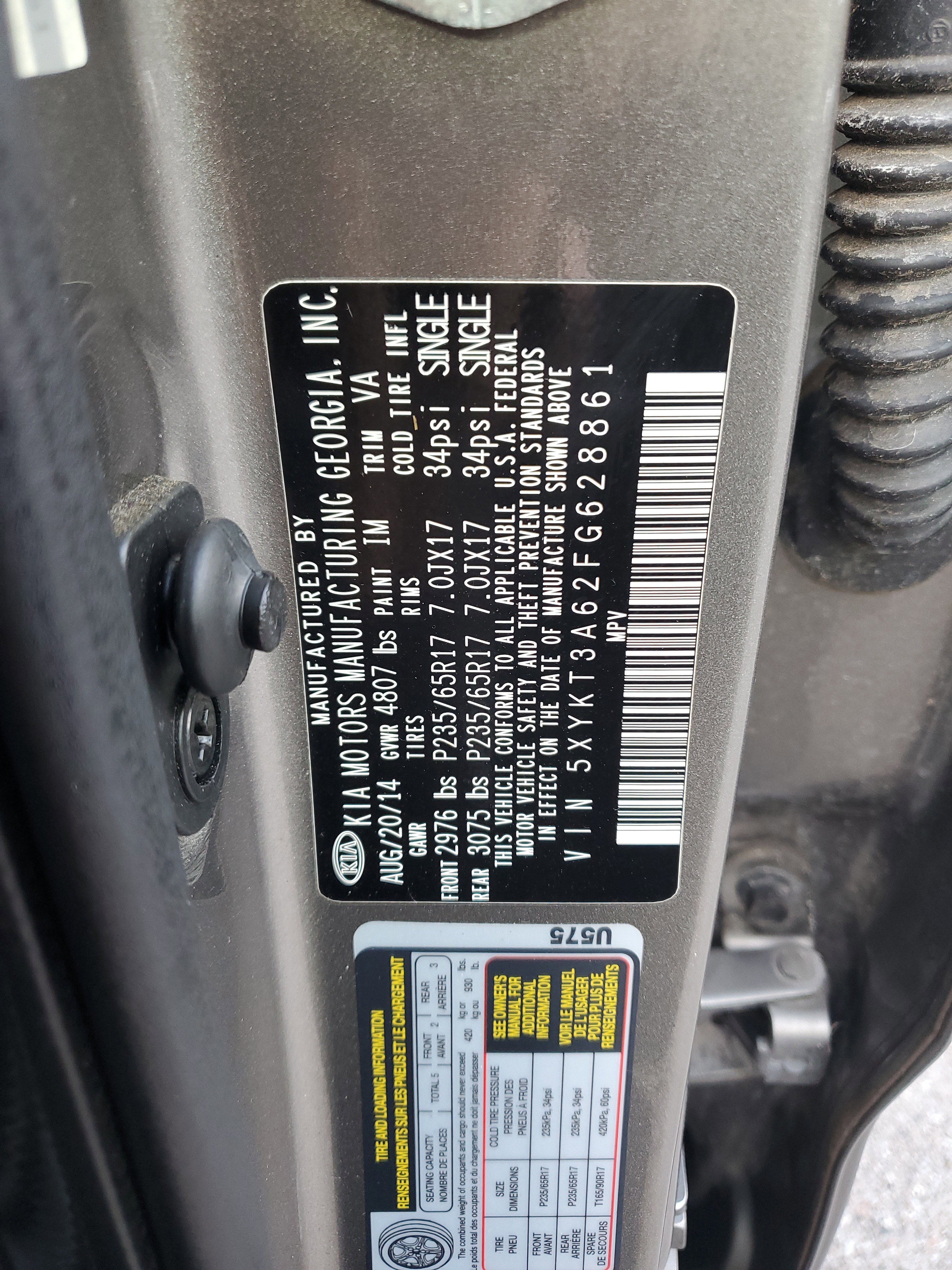 Used 2015 Kia Sorento LX FWD image 33