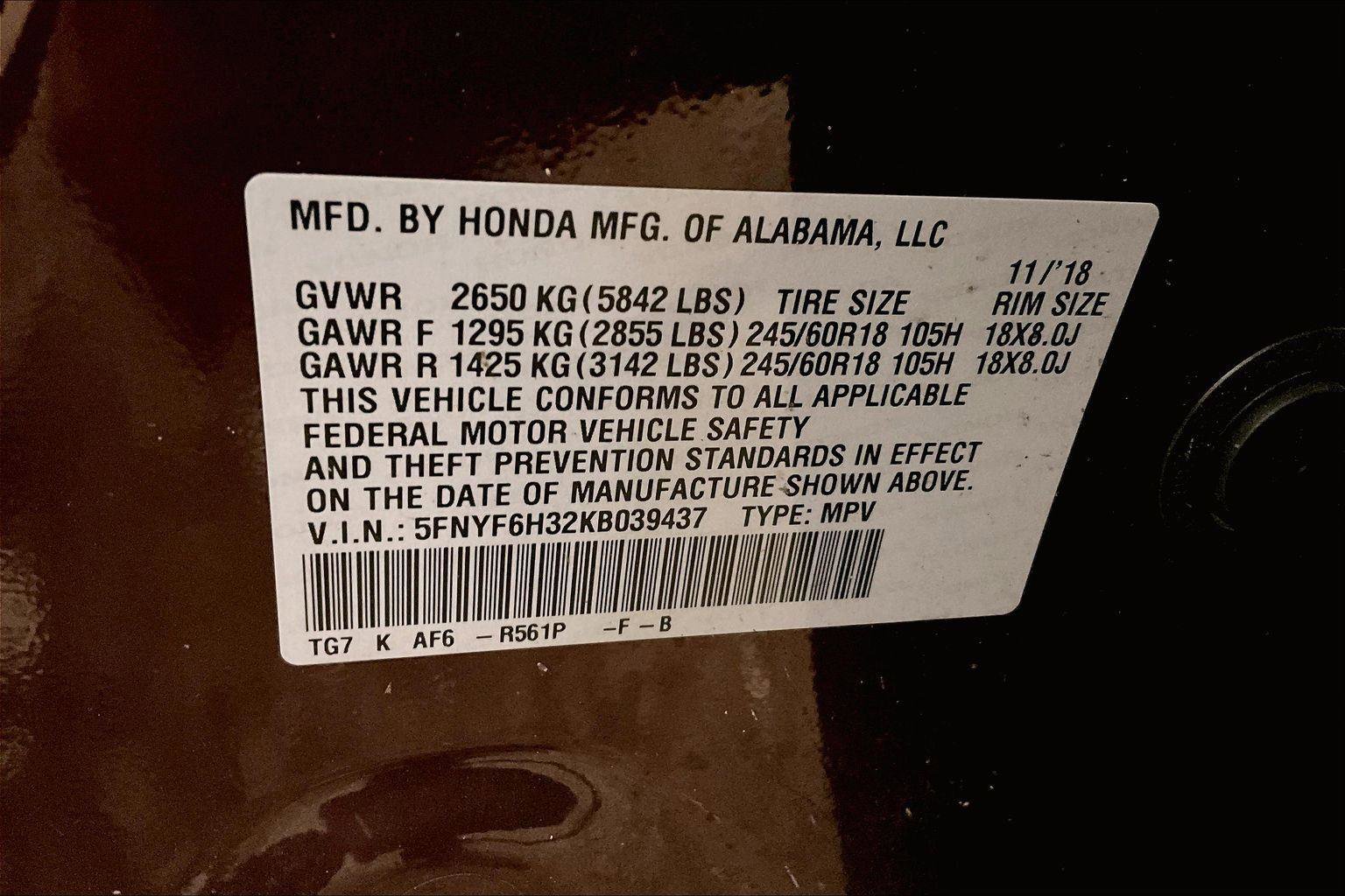 Used 2019 Honda Pilot EX image 34