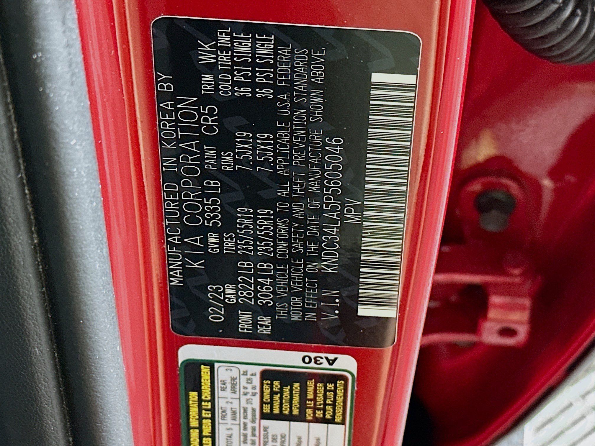 Used 2023 Kia EV6 Wind RWD image 12