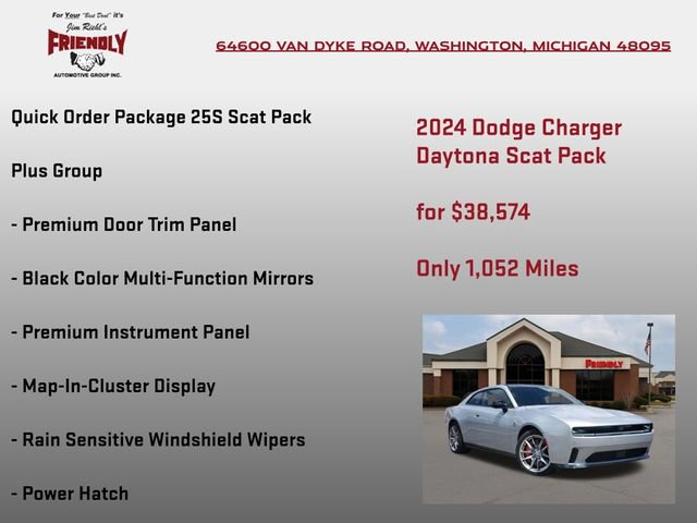 Used 2024 Dodge Charger Daytona Scat Pack w/ Plus Group AWD/4WD image 5